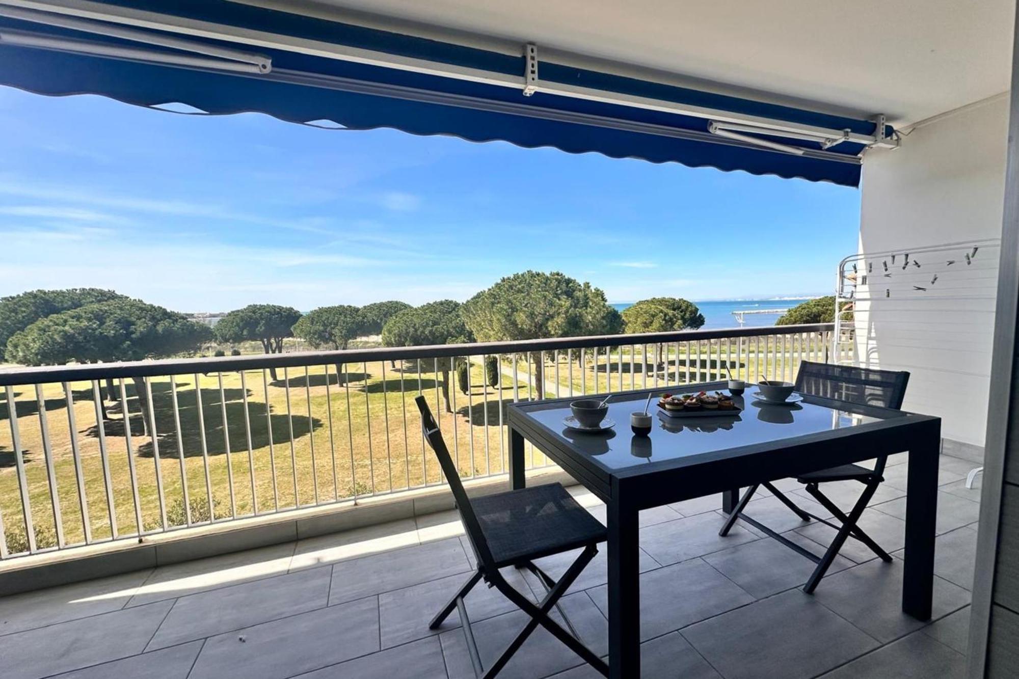Le Mistral Appartement Standing Avec Vue Mer Exceptionnelle En 1Ere Ligne Ле-Гро-дю-Руа Екстер'єр фото